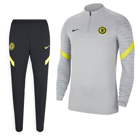 nike chelsea strike drill trainingspak 2021-2022 grijs zwart geel|Chelsea trainingspakken (17) .